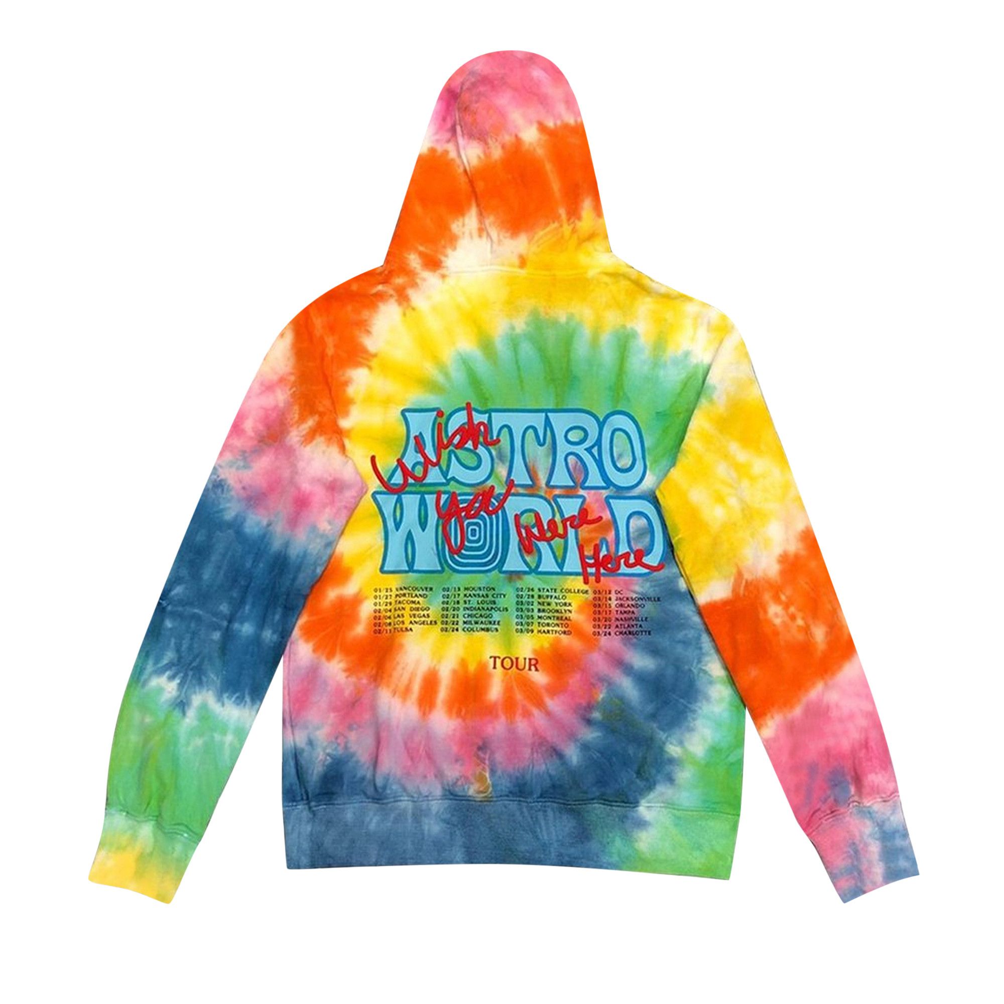 Tie dye travis scott hoodie clearance