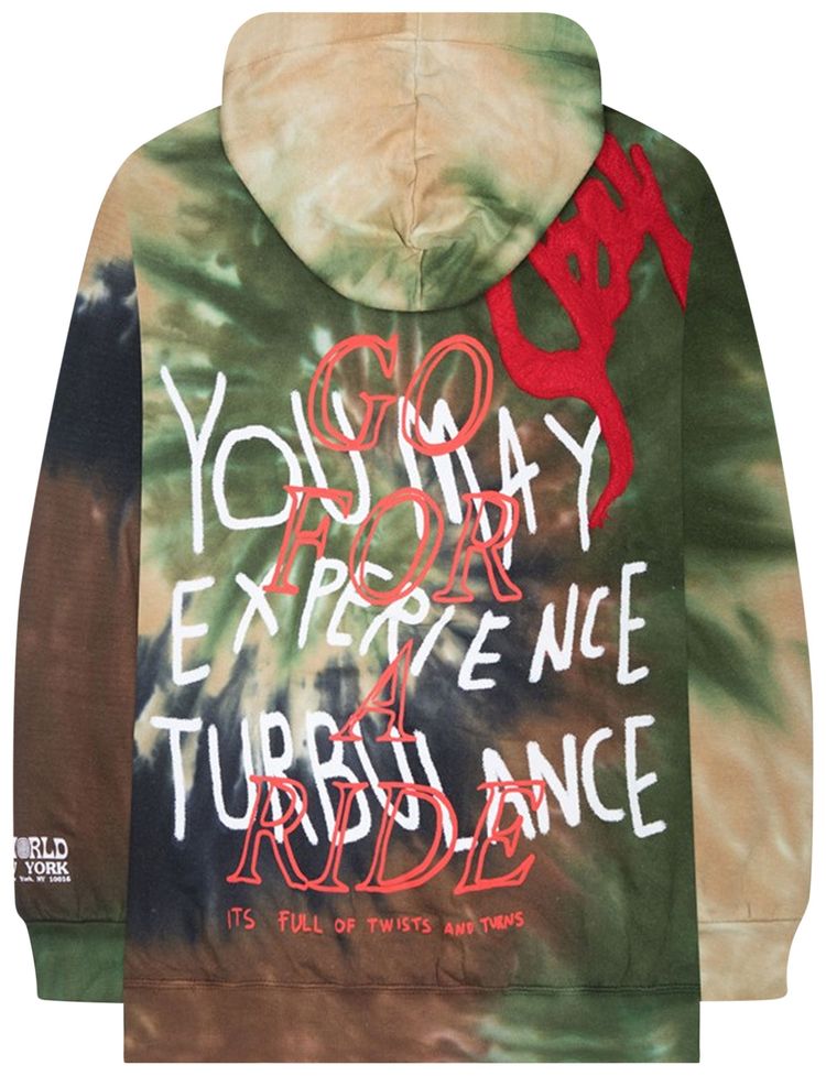 Cactus Jack by Travis Scott Astroworld x DSM NY Screamer Hoodie Tie Dye