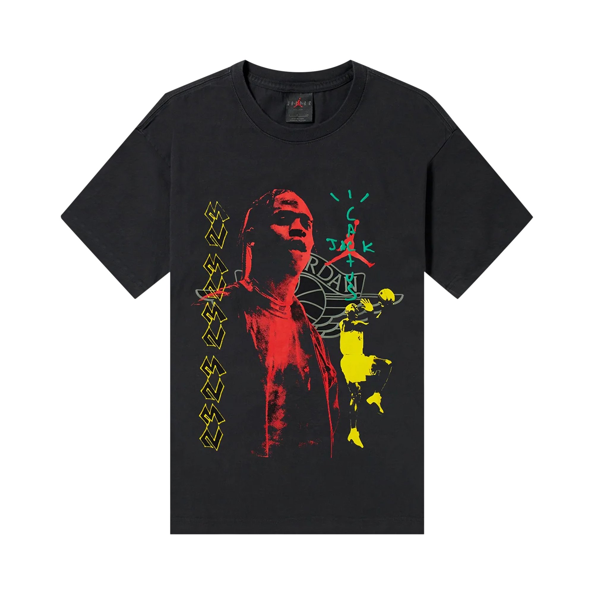 Cactus Jack by Travis Scott x Air Jordan MJ 1 T-Shirt 'Black'