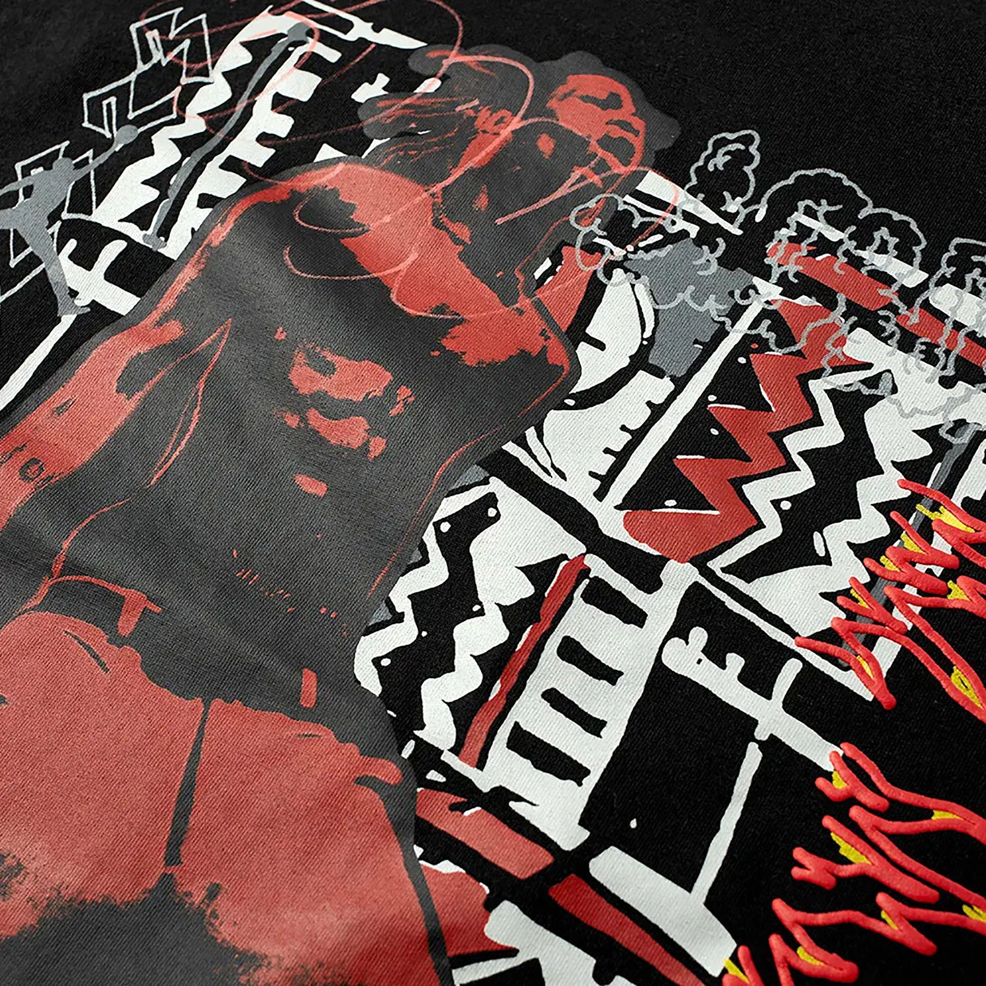 Size xxl Cactus Jack by Travis Scott x Air Jordan MJ 2 T Shirt Black