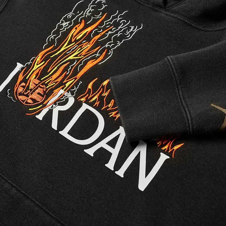 Cactus Jack by Travis Scott x Air Jordan MJ Fleece Hoodie Black