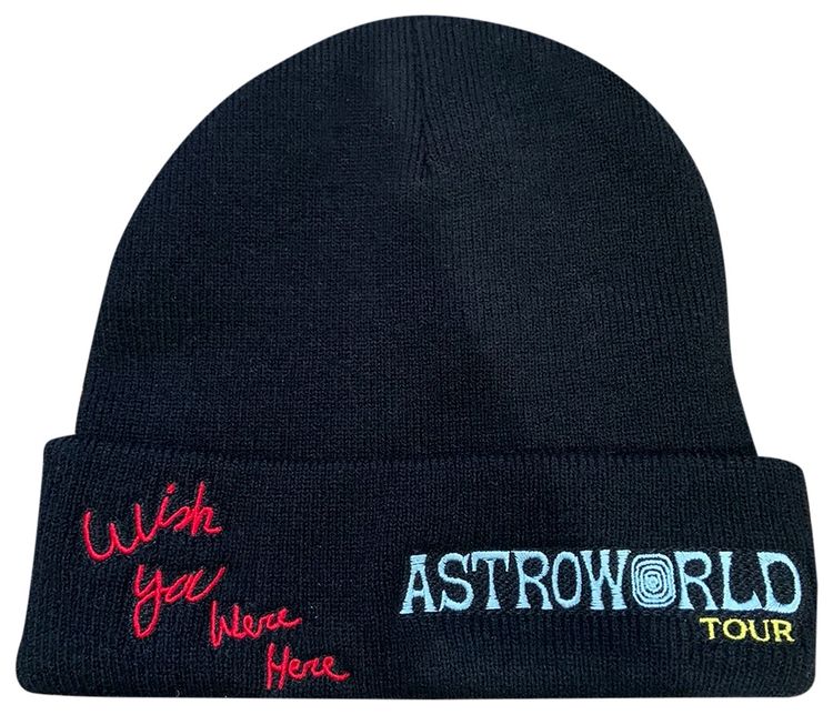 Cactus Jack by Travis Scott Sicko Mode Beanie Black