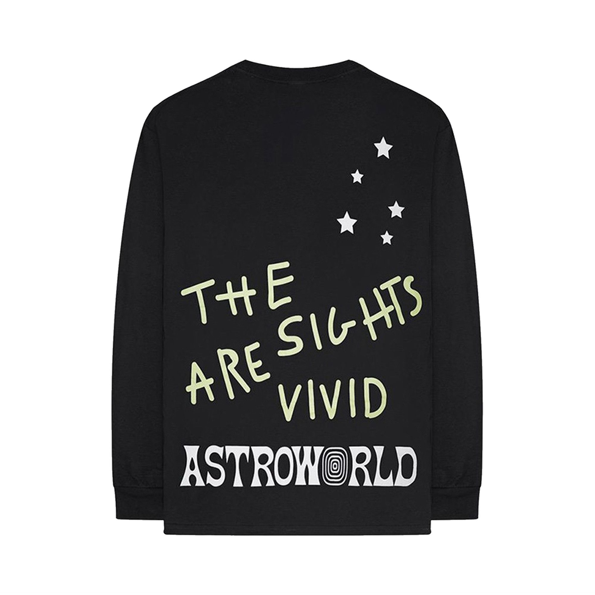 Buy Cactus Jack by Travis Scott Astroworld Enjoy The Ride Long Sleeve T Shirt Black 1945 1FW180103AETR BLAC GOAT