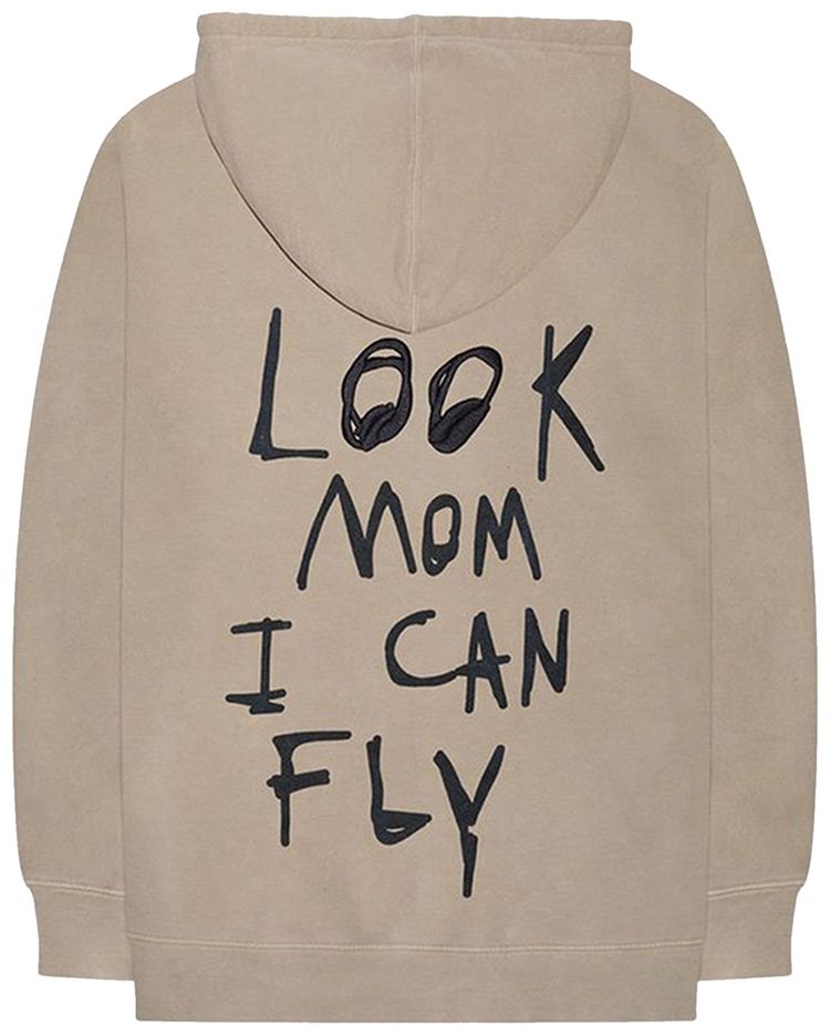 Cactus Jack by Travis Scott Astroworld Look Mom I Can Fly Hoodie Tan