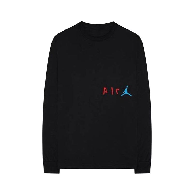Buy Cactus Jack by Travis Scott x Air Jordan Long-Sleeve T-Shirt I 'Black'  - CI3648 010 | GOAT