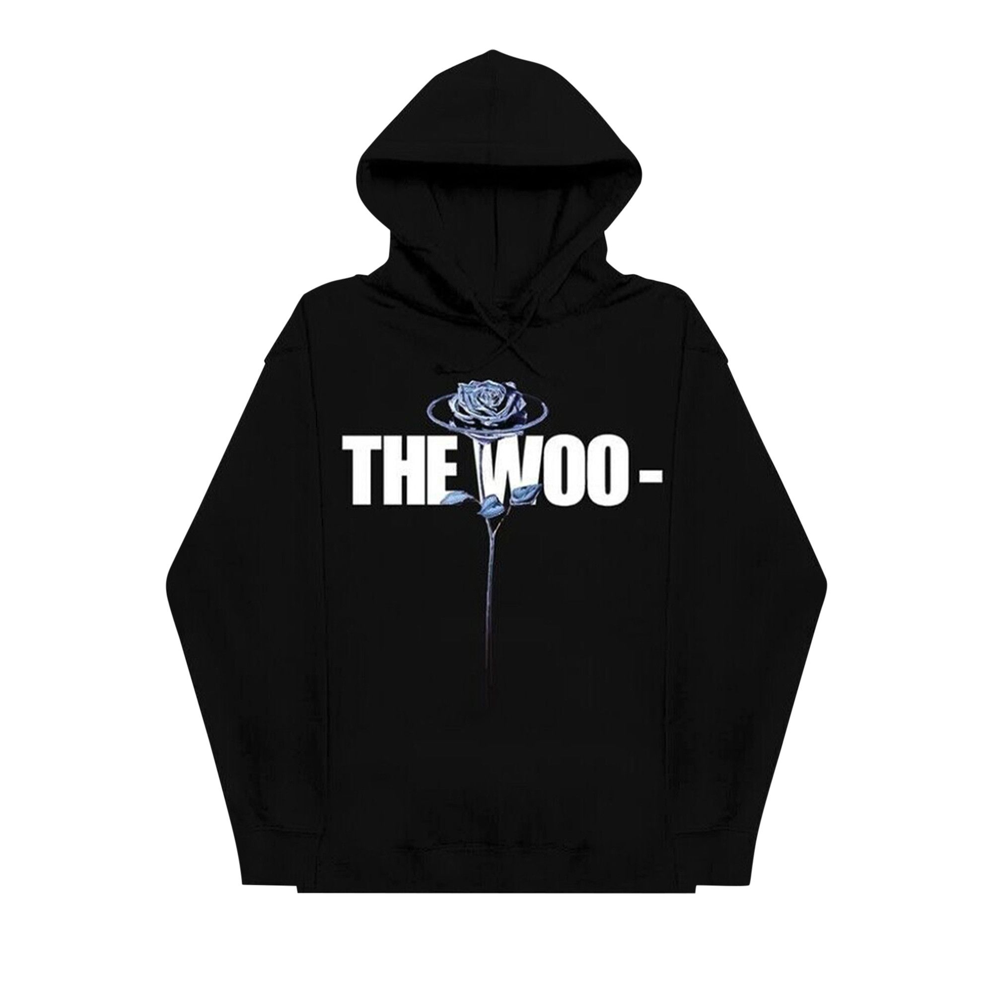 Buy Vlone x Pop Smoke The Woo Hoodie 'Black' - 1020 1SS210106PSTW BLAC |  GOAT