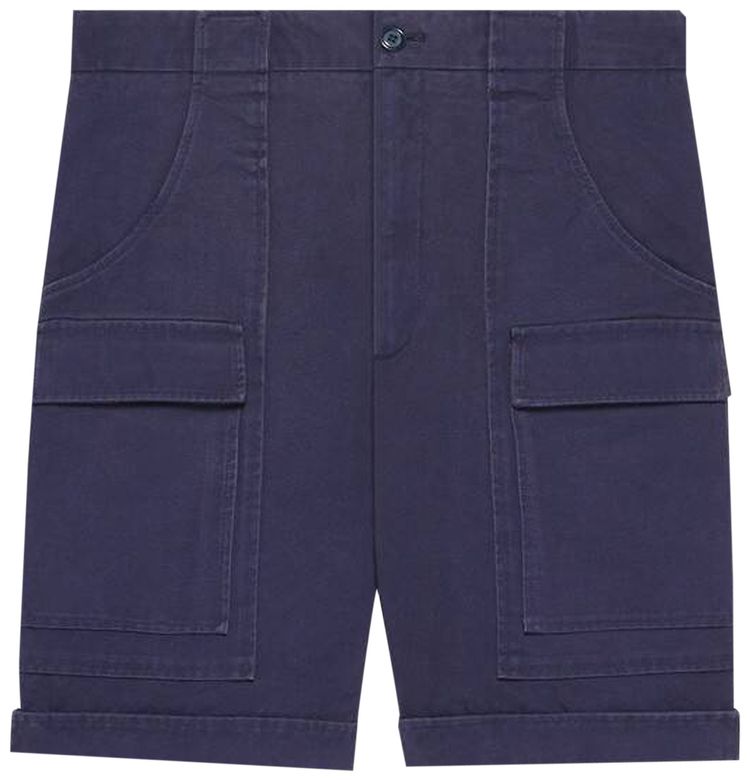 Gucci x The North Face Canvas Shorts Blue