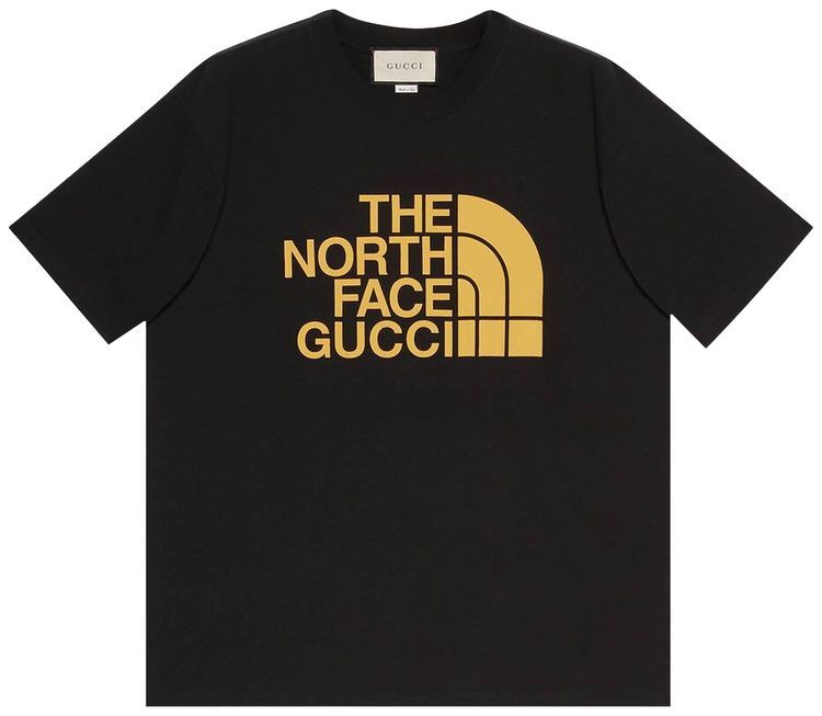 The North Face x Gucci Oversize T Shirt Black
