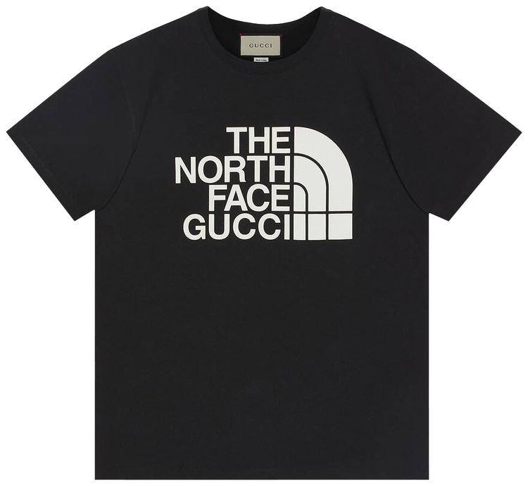The North Face x Gucci Cotton T Shirt BlackIvory