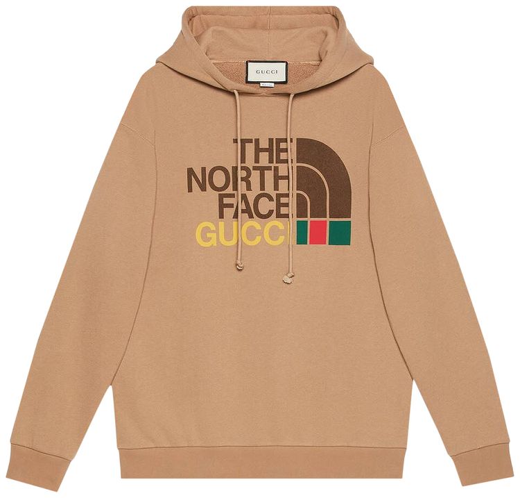 The North Face x Gucci Cotton Hoodie Brown