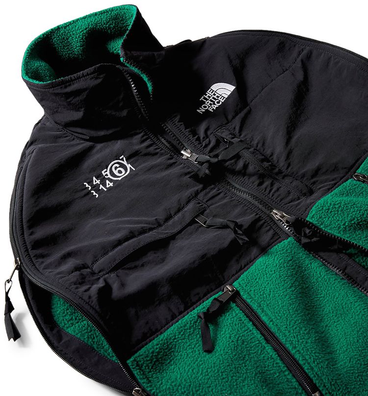 The North Face x MM6 Maison Margiela Circle Denali Top GreenBlack