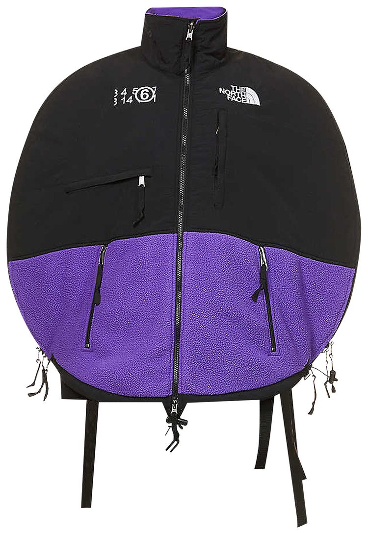 The North Face x MM6 Maison Margiela Circle Denali Jacket PurpleBlack