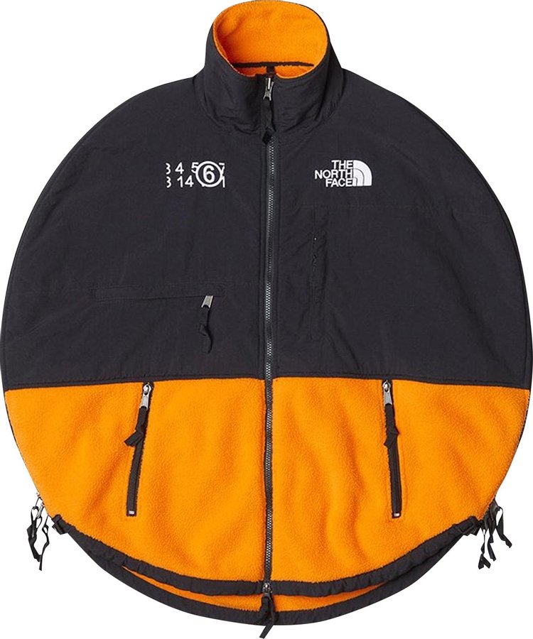 The North Face x MM6 Maison Margiela Circle Denali Jacket 'Orange/Black'