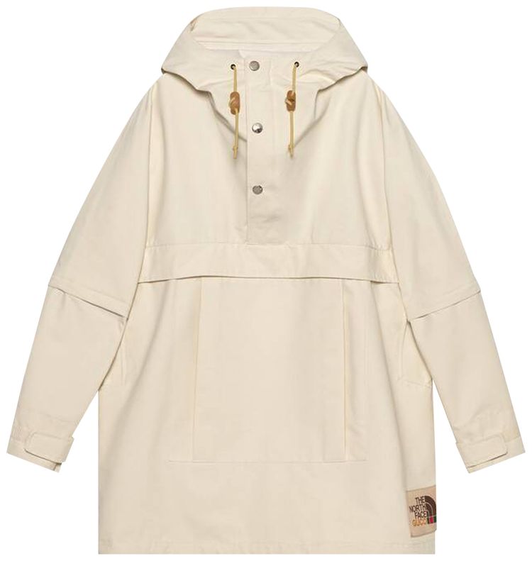 The North Face x Gucci Light Nylon Wind Jacket Ivory