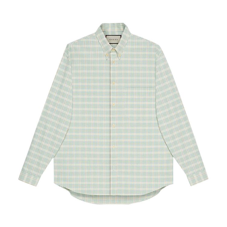 Gucci x The North Face Button Down Shirt WhiteGreen