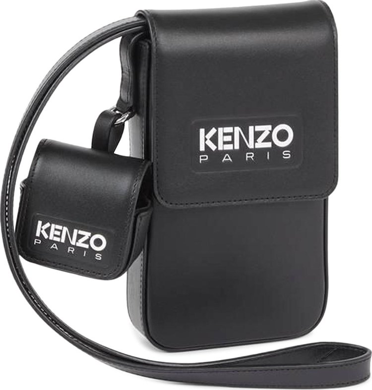 Kenzo Phone Holder On Strap Black