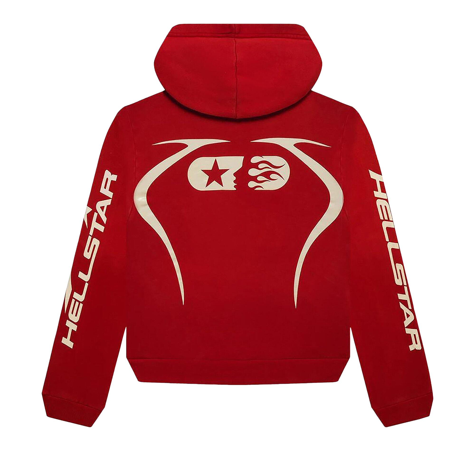 Buy Hellstar Sport Hoodie Red 9357 1SS240106SH RED GOAT UK