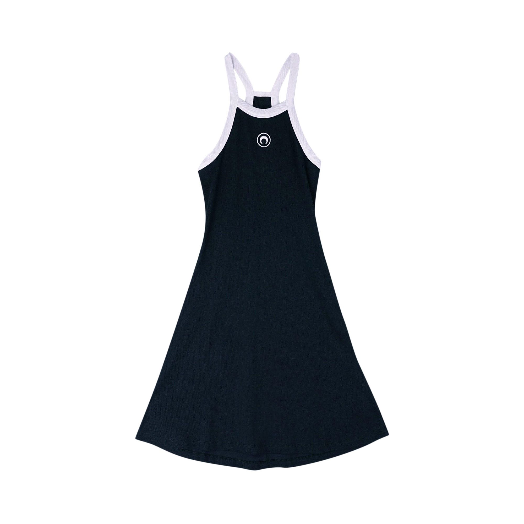 Marine Serre｜DRESSES (WDR346ACJER0011 BK99) Draped Jersey Knotted DreSS • Marine Serre