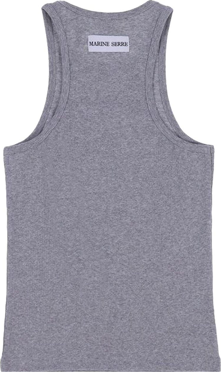 Marine Serre Rib Tank Top Grey