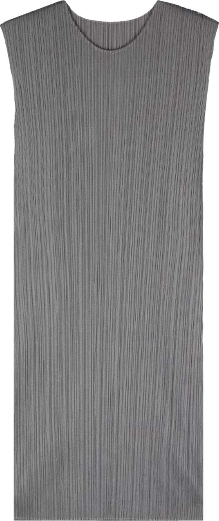 Pleats Please Issey Miyake Basics Dress Grey