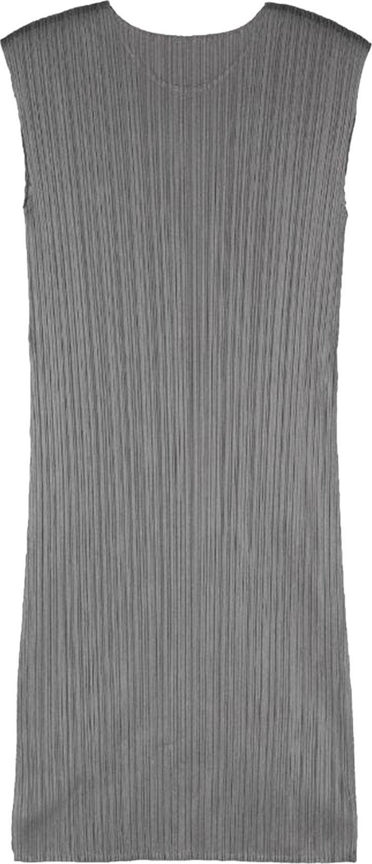 Pleats Please Issey Miyake Basics Dress Grey