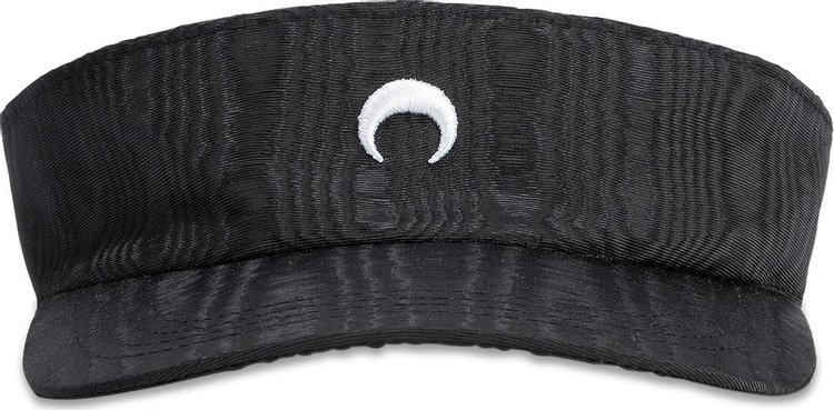 Marine Serre Regenerated Moire Visor Black