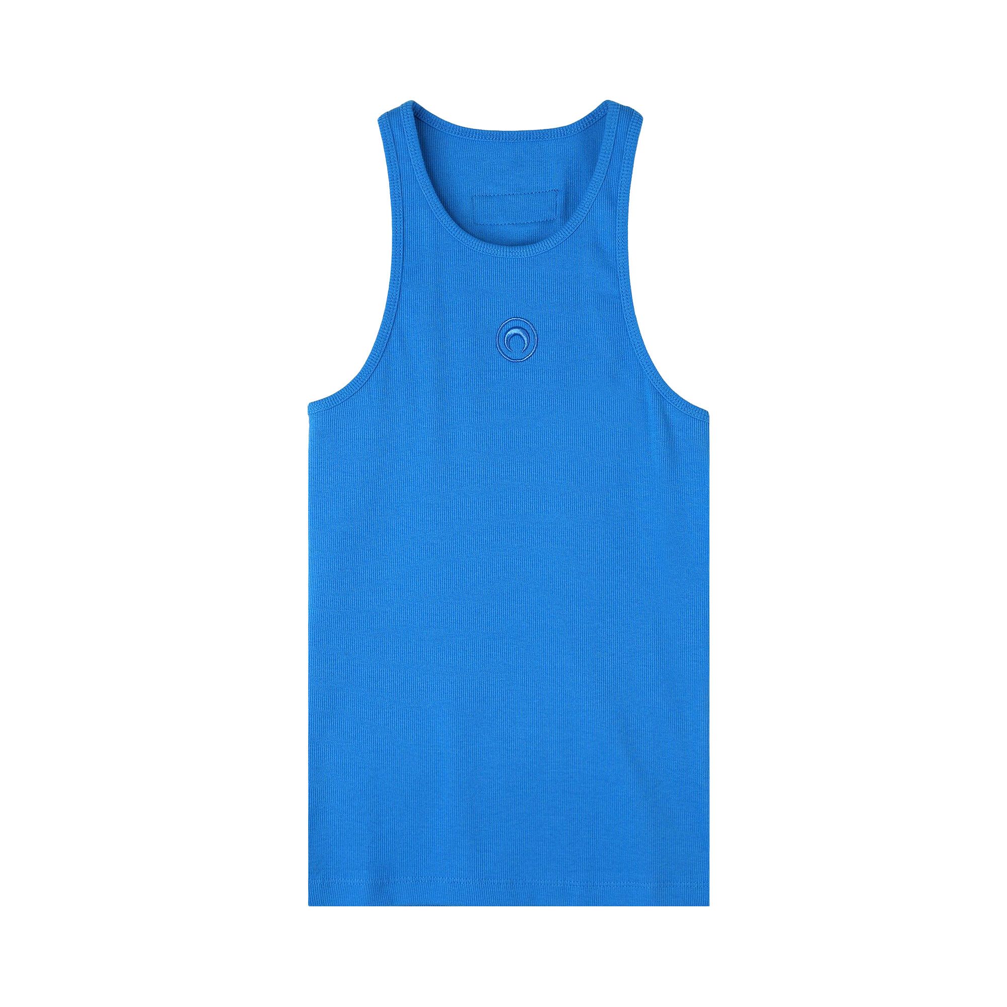 Buy Marine Serre Rib Tank Top 'Blue' - WTT014 CJER0011 BL50 | GOAT