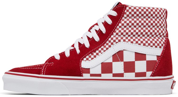 Vans Sk8 Hi Red Mix Checker