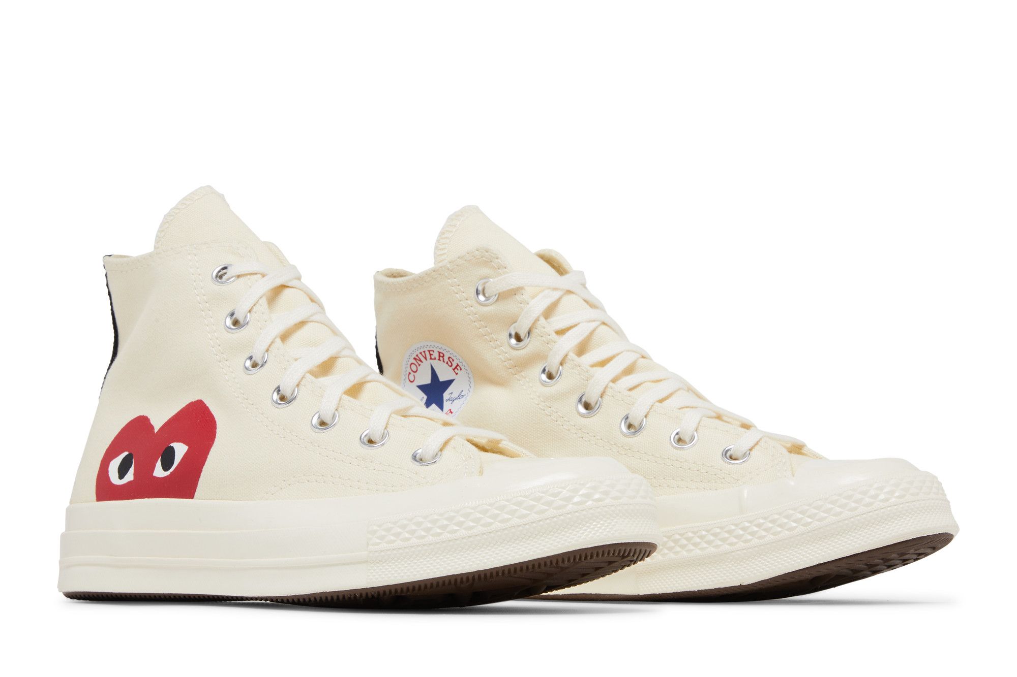Buy Comme Des Garçons x Converse Chuck 70 Hi 'Play' - 1CK709 | GOAT
