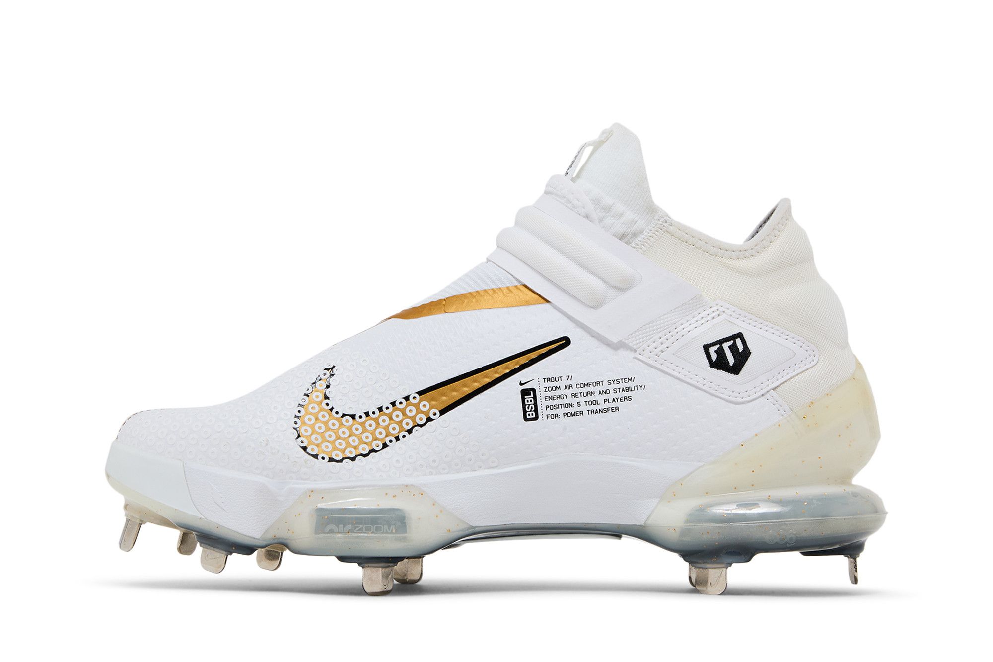 Buy Force Zoom Trout 7 Pro Mid 'White Metallic Gold