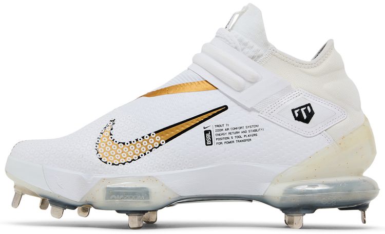 Force Zoom Trout 7 Pro Mid White Metallic Gold