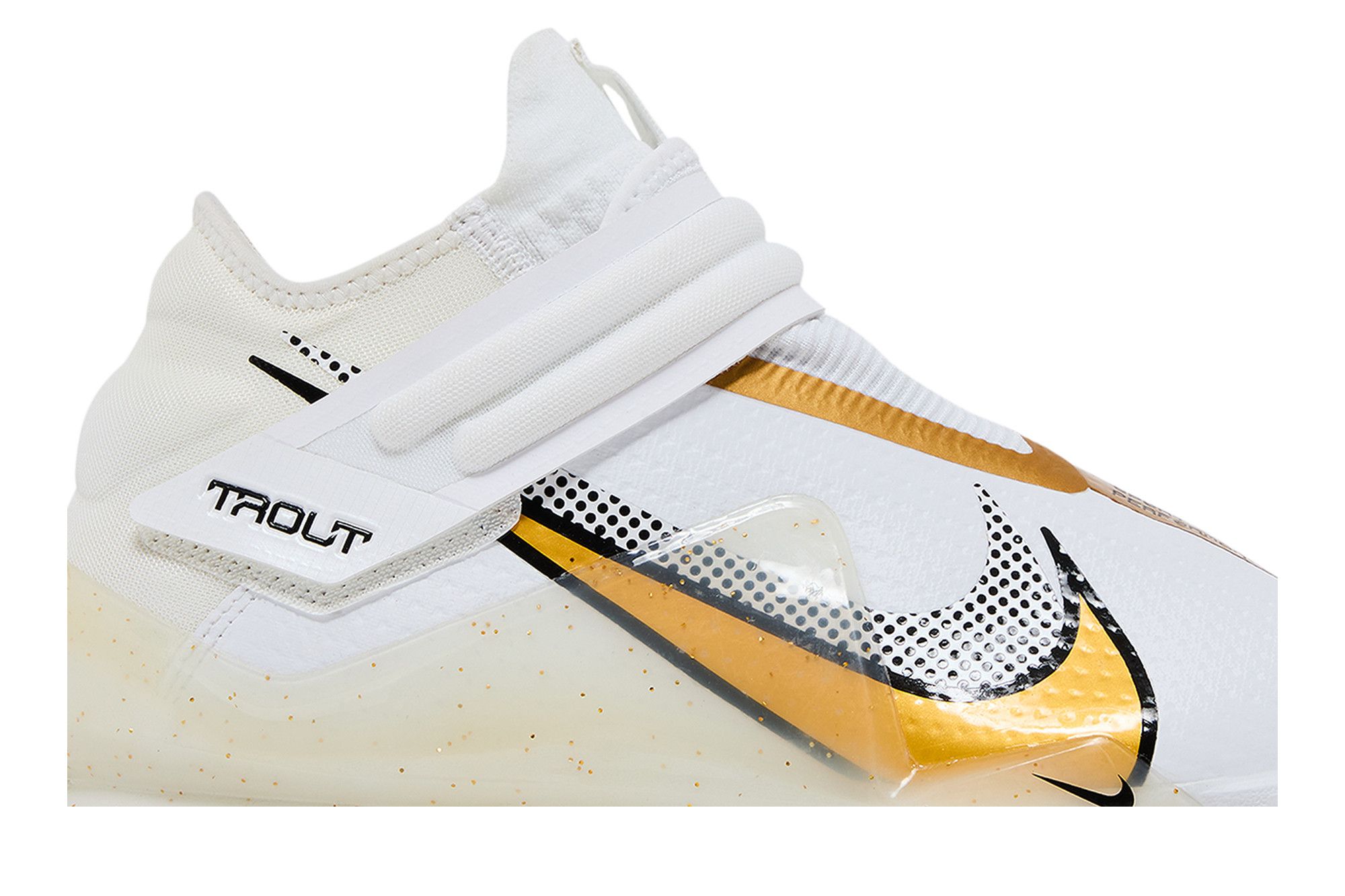 Buy Force Zoom Trout 7 Pro Mid 'White Metallic Gold Buy Force Zoom Trout 7 Pro Mid 'White Metallic Gold