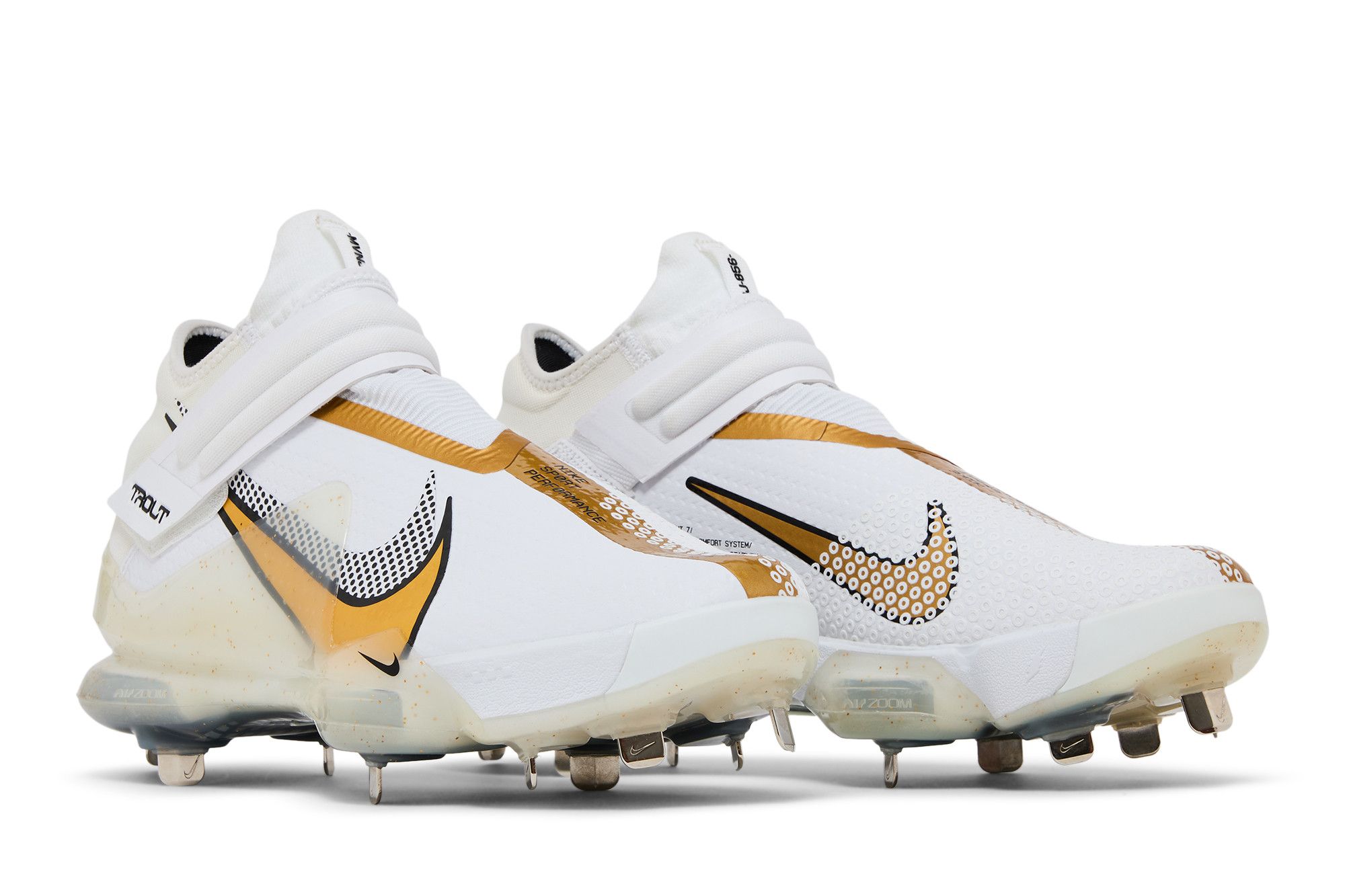 Buy Nike Force Zoom Trout 7 Pro Mid 'White Metallic Gold' - CI3134