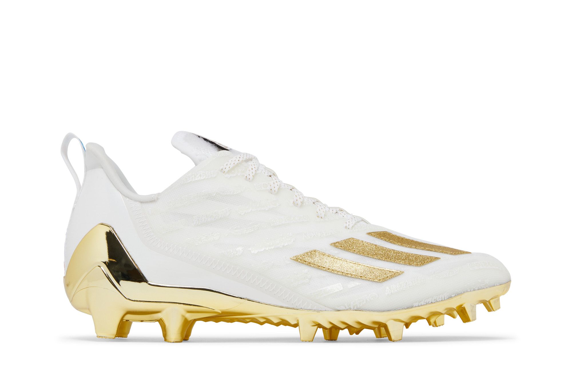 White and gold adidas football cleats new arrivals