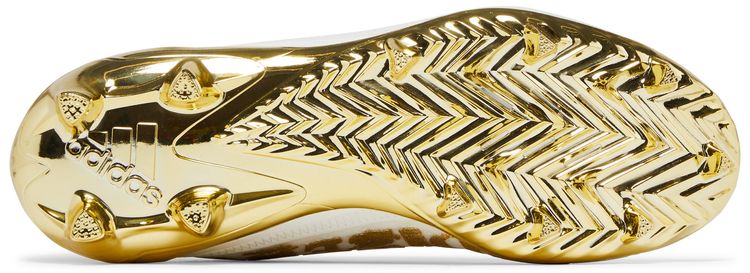 Adidas Adizero Cleats White Gold Metallic