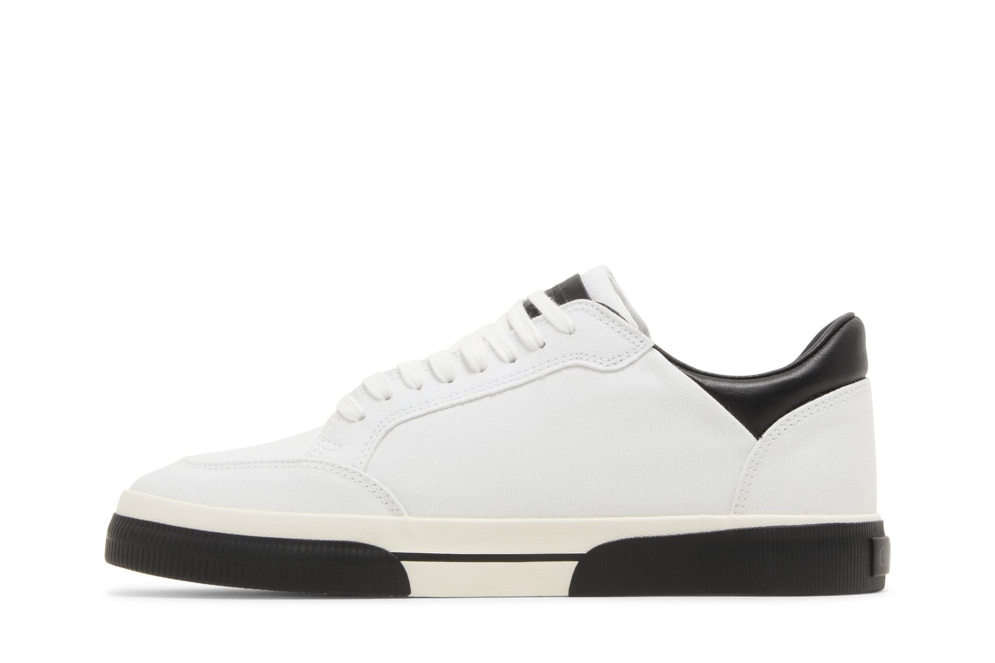 スニーカー Off-White OMIA293S24FAB001 NEW LOW CANVAS Sneakers Buy Off-White New Low Vulcanized 'Black White' 2023