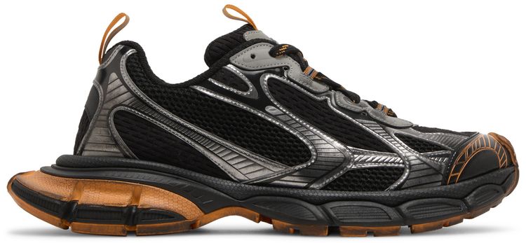Balenciaga 3XL Sneaker Worn Out   Black Orange