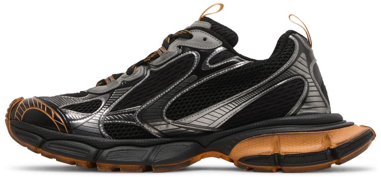 Balenciaga 3XL Sneaker Worn Out   Black Orange