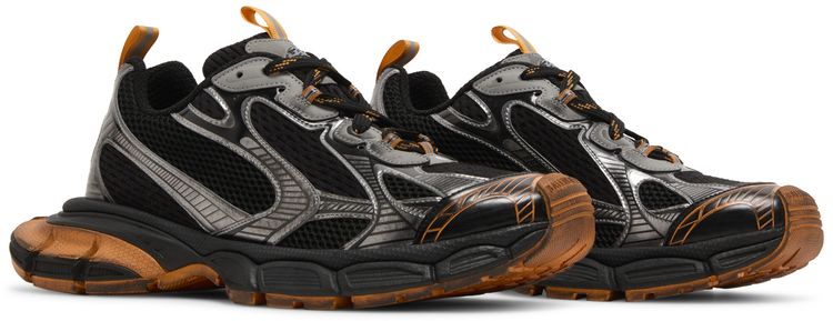 Balenciaga 3XL Sneaker Worn Out   Black Orange