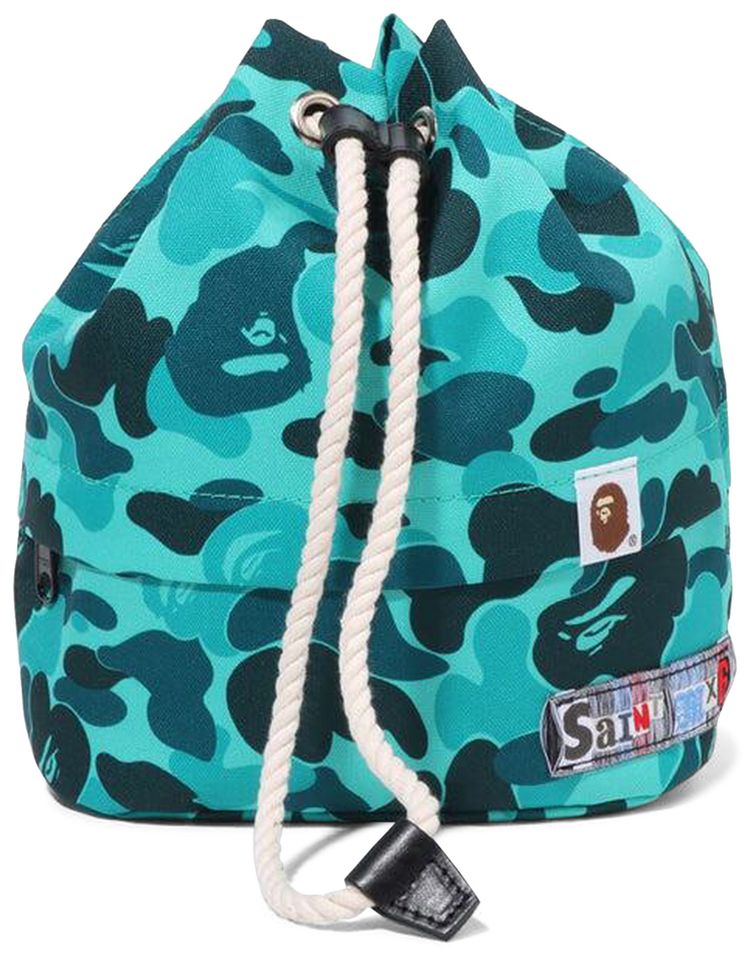 BAPE x Saint Mxxxxxx Rope Snap Bag Sax