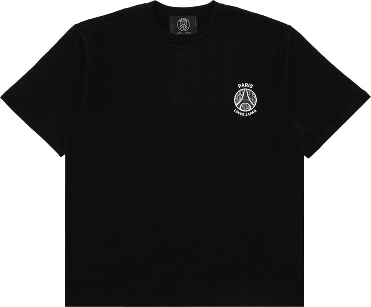 Paris Saint Germain x EDIFICE Japan PLJ T Shirt Black