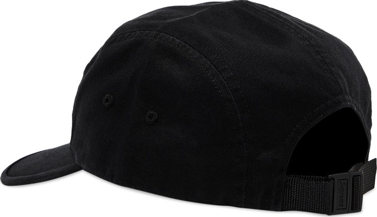 Supreme Washed Chino Twill Camp Cap Black