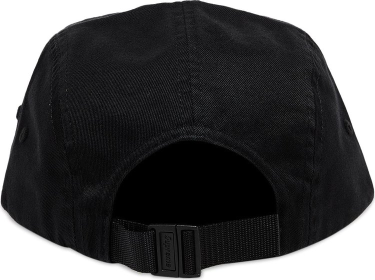 Supreme Washed Chino Twill Camp Cap Black