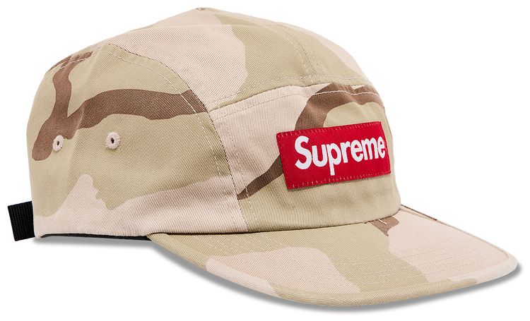 Supreme Washed Chino Twill Camp Cap Desert Camo