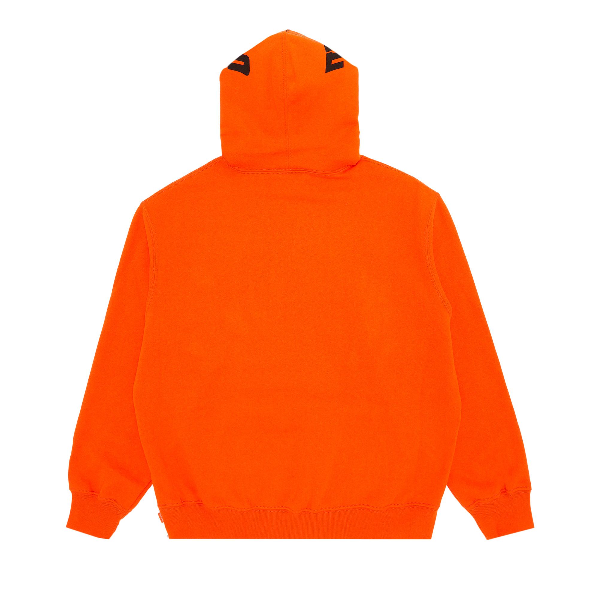Buy Supreme Warm Up Hooded Sweatshirt 'Bright Orange' - SS24SW14