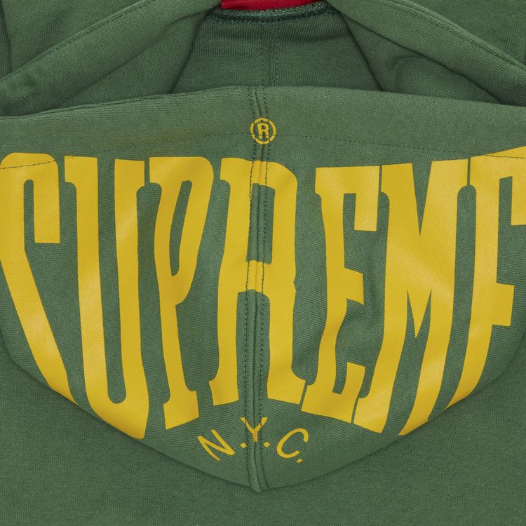 Supreme Warm Up Hooded Sweatshirt Dusty Green