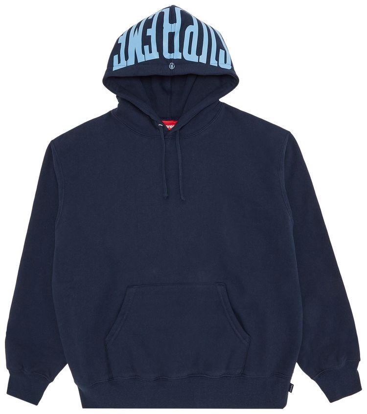 Supreme Warm Up Hooded Sweatshirt Navy