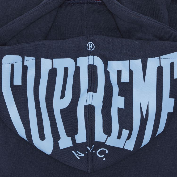 Supreme Warm Up Hooded Sweatshirt Navy