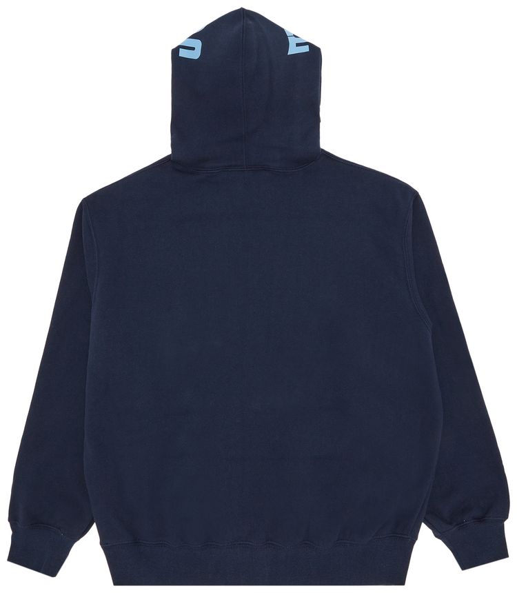 Supreme Warm Up Hooded Sweatshirt Navy