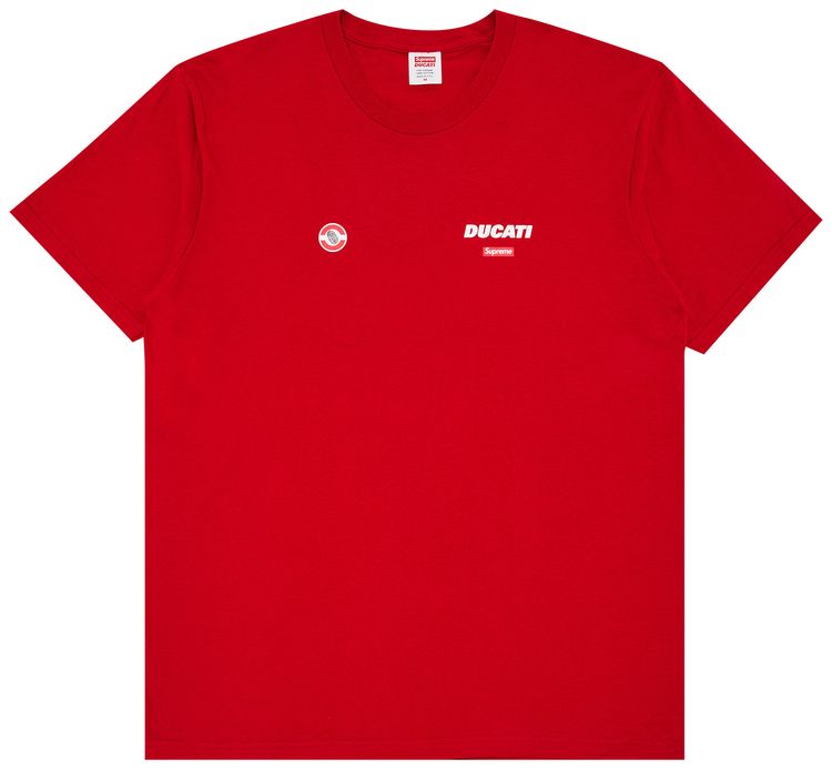 Supreme x Ducati Logos Tee Red